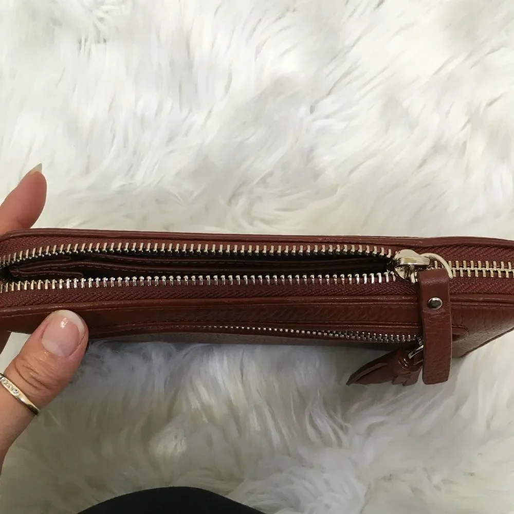 NEW Kate Spade Maroon Chester Street Neda Leather Wallet